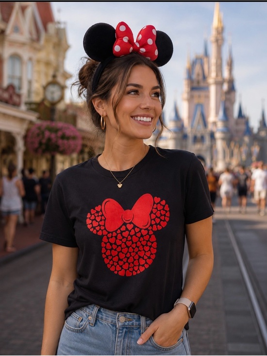 Disney Tops - NWT Disney Minnie Mouse Heart T Shirt